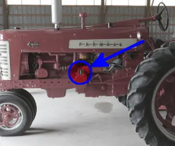 Standort der Seriennummer Farmall 450