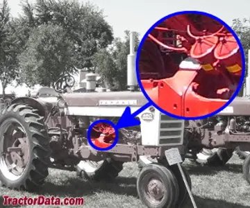 Standort der Seriennummer Farmall 460