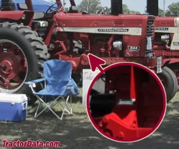 Standort der Seriennummer Farmall 544