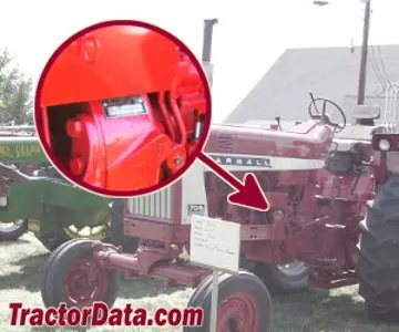 Standort der Seriennummer Farmall 706
