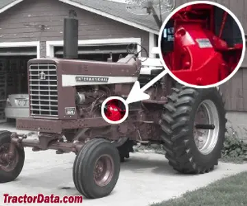 Standort der Seriennummer Farmall 826