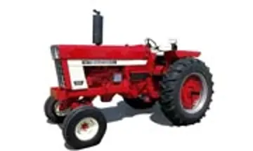 Foto eines Farmall 966 Traktors