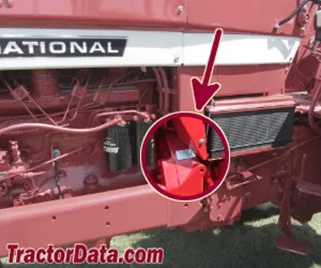 Standort der Seriennummer Farmall 1066