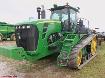 John Deere 9630T, vista frontal izquierda.
