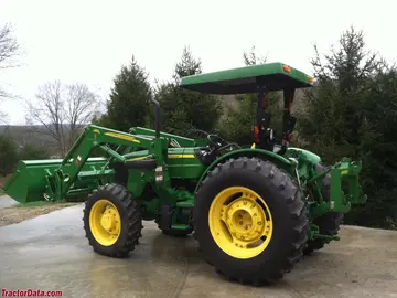 John Deere 5065M mit Modell 563 Frontlader.