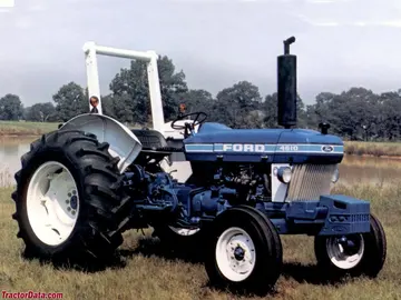 Tração nas duas rodas Ford 4610 com ROPS.