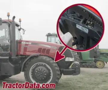 Standort der Seriennummer CaseIH Magnum 305