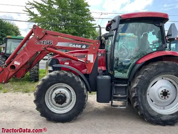 Case IH MXU115 con cargador frontal LX156.