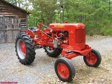 宽前部1950 B.F. Avery型号R。