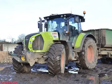 Claas Arion 640, Ansicht von vorne.