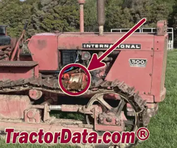 Standort der Seriennummer International Harvester 500