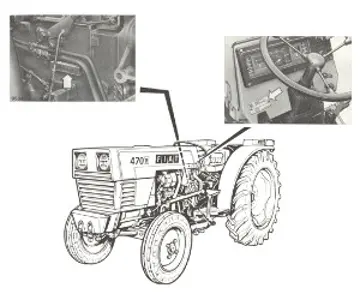 Fiat 470 Seriennummer Standort