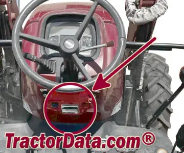 CaseIH JX95 序列号位置