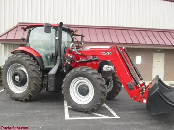 Case IH Farmall 130A com carregador frontal L755.