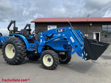 LS MT225E紧凑型多功能拖拉机，右侧。