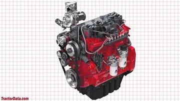 Valtra G125 Motorbild