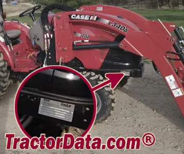 Standort der Seriennummer CaseIH Farmall 40A