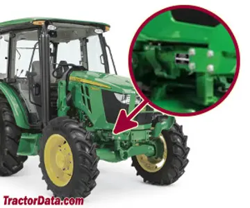 Standort der Seriennummer John Deere 5060E