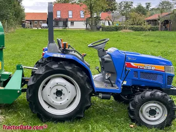 Iseki TH25B Special compact utility tractor, right side.