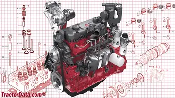 马西·费格森 6712S 发动机图片