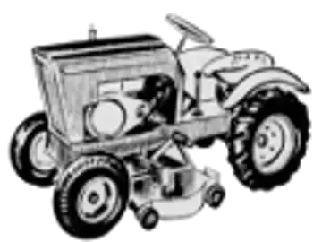 Burns lawn tractors logo
